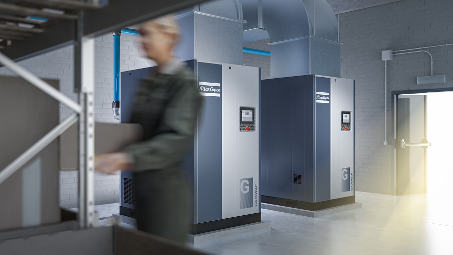 The new compressors released by Atlas Copco offer significant energy savings